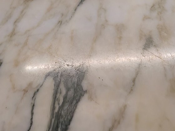 Perico Bay Marble Kitchen Countertop Etch Damage